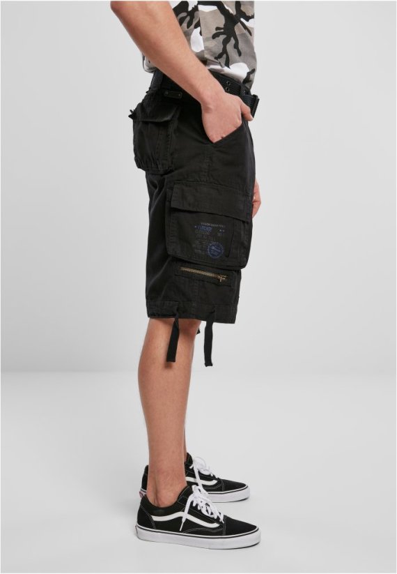 Kraťasy Brandit Savage Vintage Cargo Shorts - black