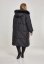 Černý dámský zimní kabát Urban Classics Oversize Faux Fur Puffer