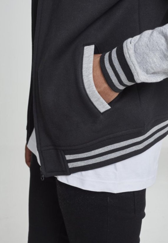 Černo/šedá pánská mikina Urban Classics 2-tone