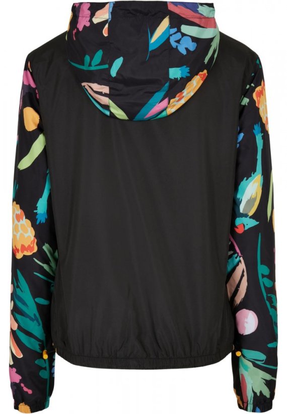 Dámská jarní, podzimní bunda Urban Classics Mixed Pull Over - blackfruity