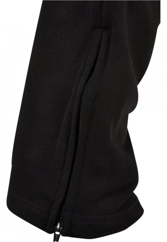 Męskie spodnie dresowe Urban Classics Side-Zip Sweatpants - czarne
