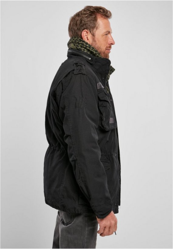 Pánská zimní bunda Brandit M-65 Giant - černá - Velikost: 3XL