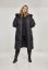 Černý dámský zimní kabát Urban Classics Oversize Faux Fur Puffer
