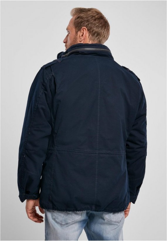 Tmavomodrá pánska zimná bunda Brandit M-65 Giant Jacket