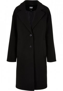 Černý dámský kabát Urban Classics Oversized Long
