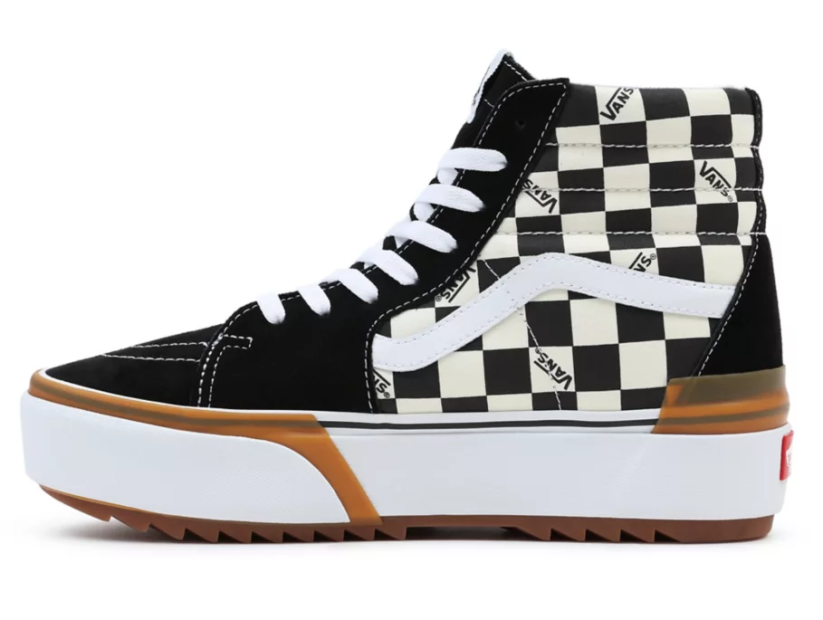 Boty Vans SK8-Hi Stacked checkerboard true white/black