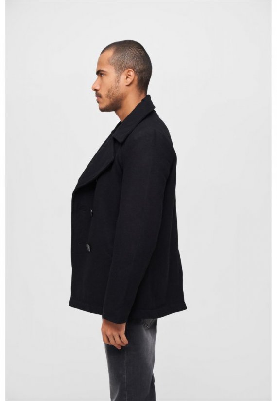 Pánský kabát Brandit Pea Coat - černý