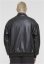 Synthetic Leather Blouson black 5XL