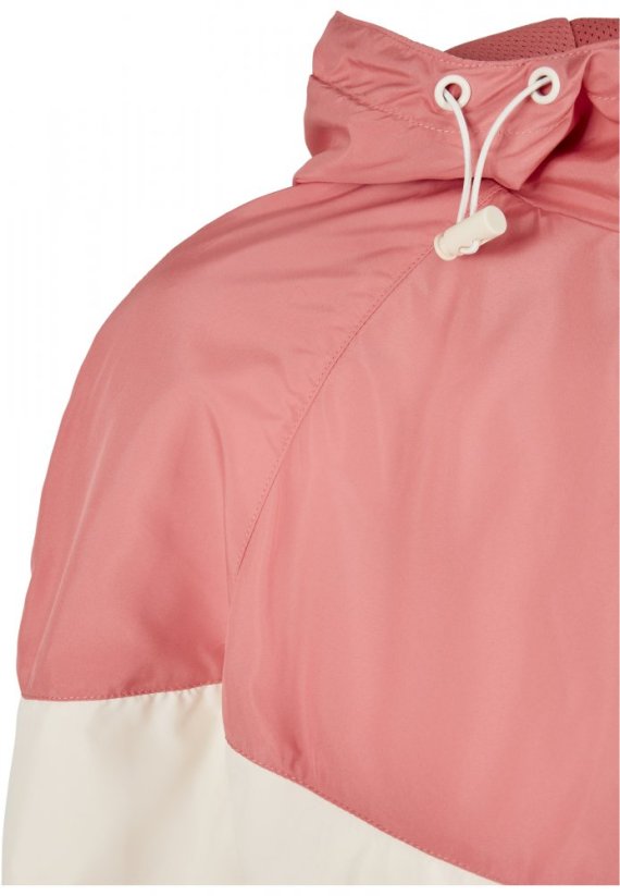 Růžovo béžová dámská jarní/podzimní bunda Urban Classics Ladies Arrow Windbreaker