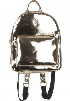 Midi Metallic Backpack - gold