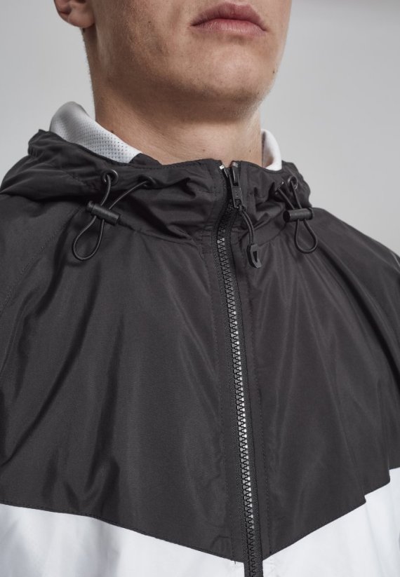 2-Tone Tech Windrunner - blk/wht