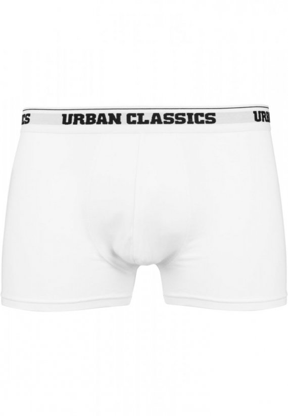 Organic Boxer Shorts 3-Pack - white/navy/black