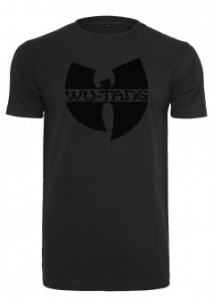 Čierne pánske tričko Wu-Wear Black Logo T-Shirt