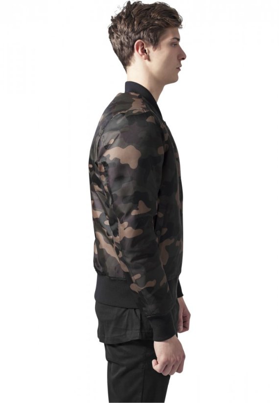 Męska kurtka bomber Urban Classics - ciemny kamuflaż
