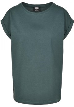 Ladies Extended Shoulder Tee - bottlegreen