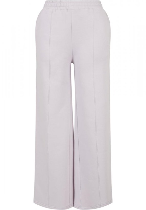 Dámske tepláky Urban Classics Ladies Straight Pin Tuck Sweatpants - svetlo fialové