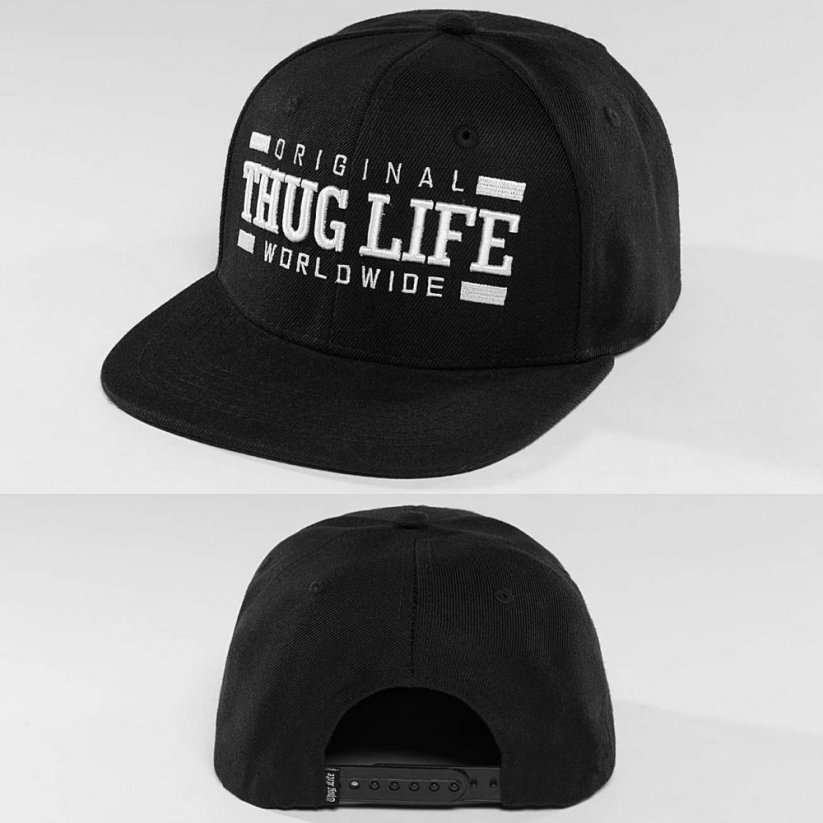 Thug Life / Fitted Cap Worldwide in black