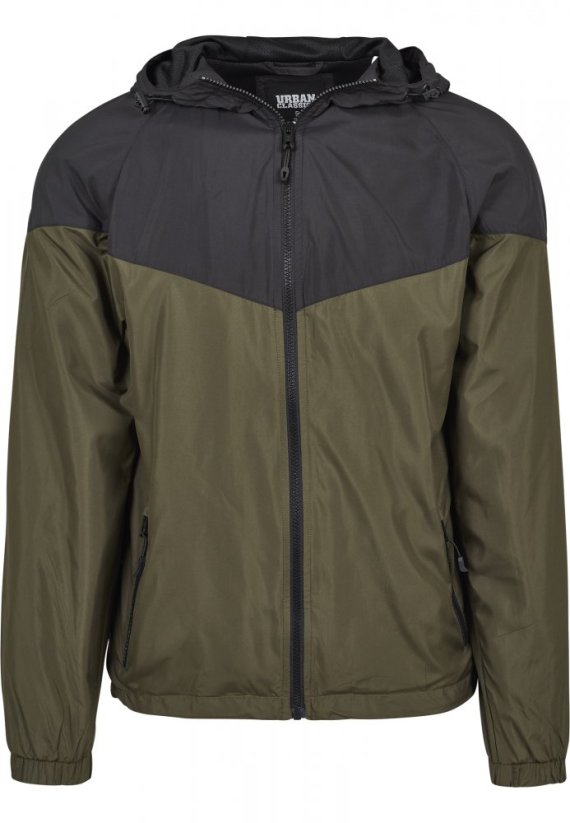 2-Tone Tech Windrunner - blk/darkolive