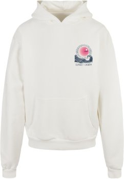 Sunset Charm Oversized Hoody black 5XL - ready for dye