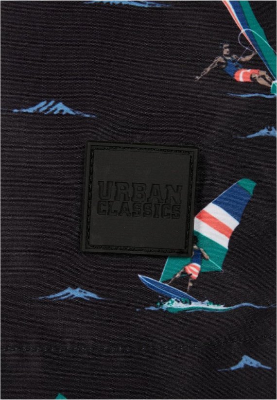 Pánske kúpacie šortky Urban Classics Pattern Swim Shorts - surf aop