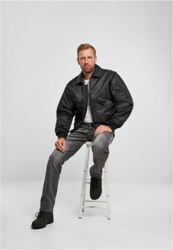 Pánská bomber bunda Brandit CWU Jacket - černá