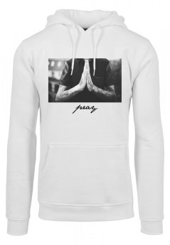 Bluza męska Mister Tee Pray - biała