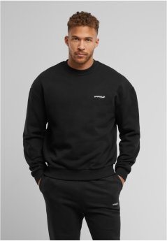 Upscale Core EMB Oversize Crewneck  - black