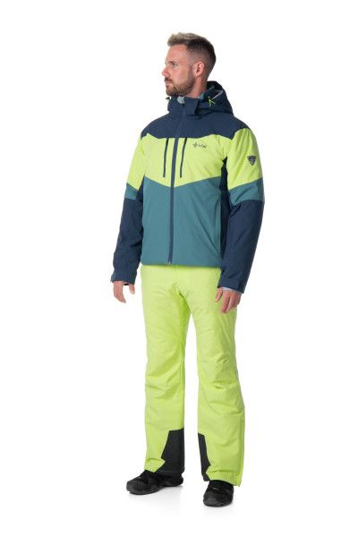 Pánska lyžiarska bunda Kilpi SION-M Svetlo zelená - Veľkosť: L, Barva: LGN