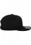 110 Fitted Snapback - black