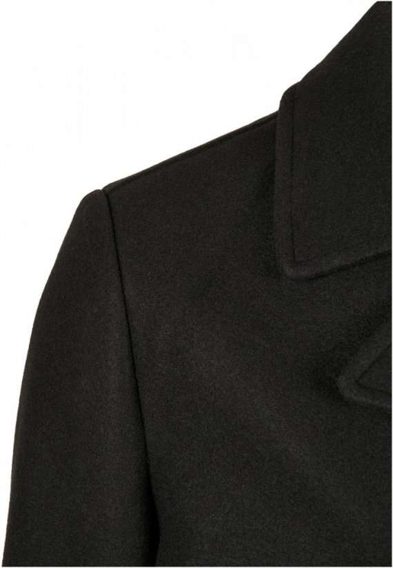 Čierny pánsky kabát Urban Classics Classic Pea Coat