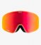 Bielo/červené dámske snowboardové okuliare Roxy Feelin ML S3