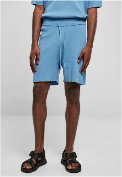Ribbed Shorts - horizonblue