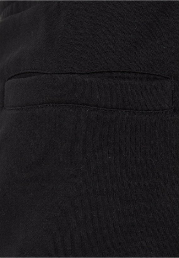 Low Crotch Cargo Sweatpants - black
