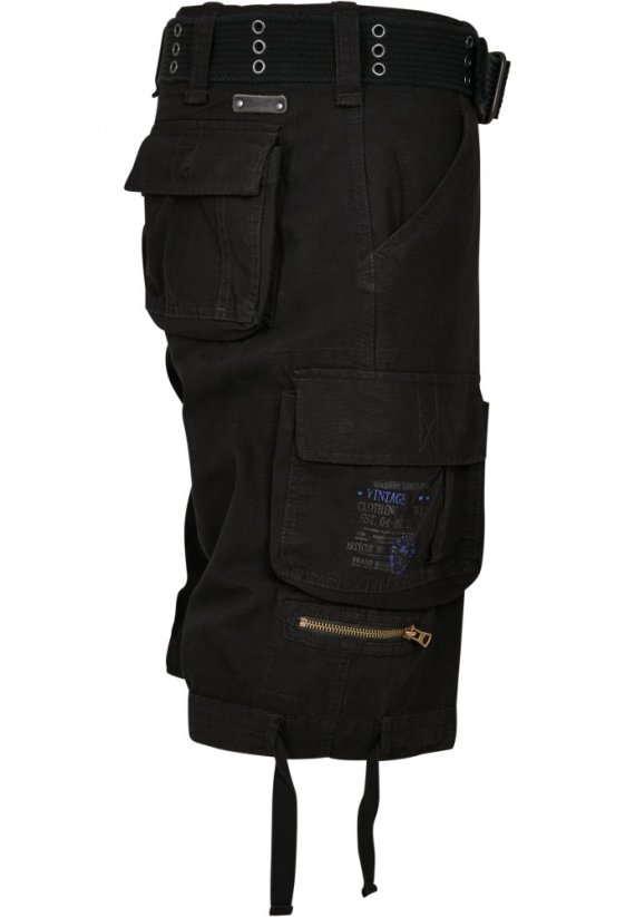 Kraťasy Brandit Savage Vintage Cargo Shorts - black
