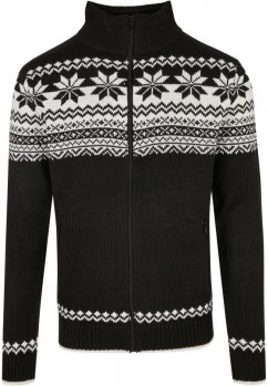 Černý pánský svetr Brandit Cardigan Norweger