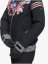 Bunda Roxy Pop Snow Meridian true black pop flowers