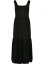 Ladies 7/8 Length Valance Summer Dress - black