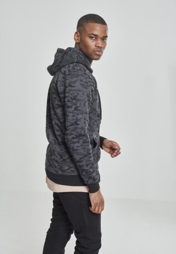 Mikina Urban Classics Sweat Camo Bomber Hoody - dark camouflage