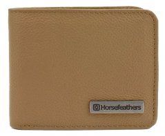Svetlo hnedá pánska peňaženka Horsefeathers Brad tobacco