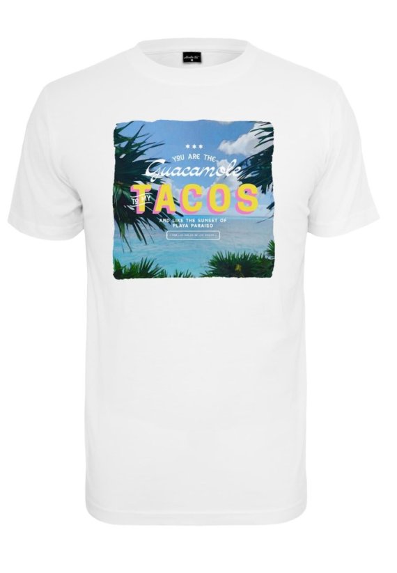 Tacos Tee white XXL