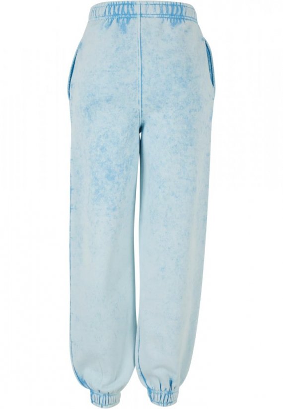 Damskie spodnie dresowe Urban Classics Towel Washed - jasnoniebieski