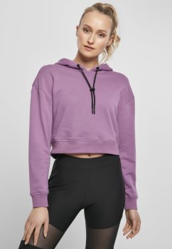 Ladies Short Terry Hoody - duskviolet