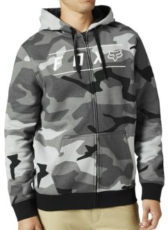 Pánska mikina Fox Pinnacle Camo Zip Fleece black camo