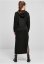 Černá dámská mikina Urban Classics Modal Terry Long Hoody Dress