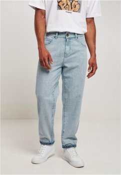 Męskie jeansy Southpole Spray Logo Denim - jasnoniebieski