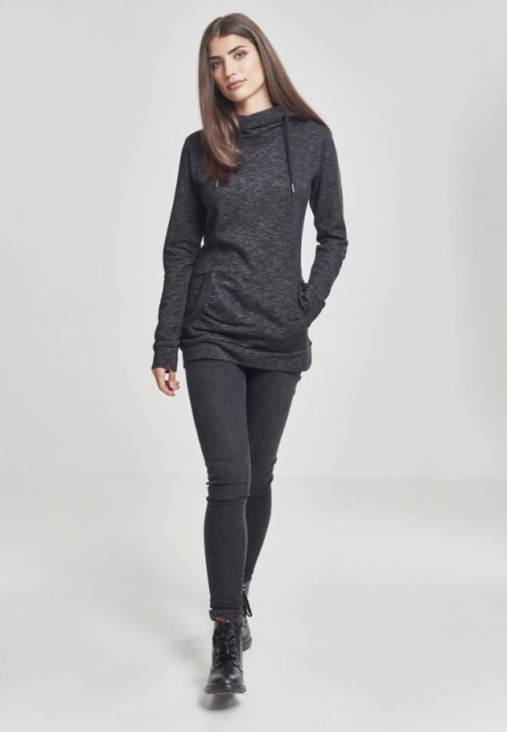 Mikina Urban Classics Ladies Slub Terry High Neck Hoody
