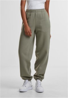 Ladies Fluffy Sweatpants - paleolive