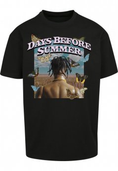Čierne pánske tričko Mister Tee Days Before Summer Oversize Tee - black