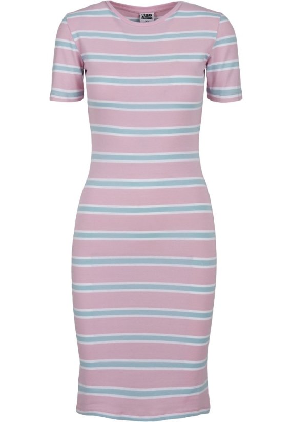 Ladies Stretch Stripe Dress