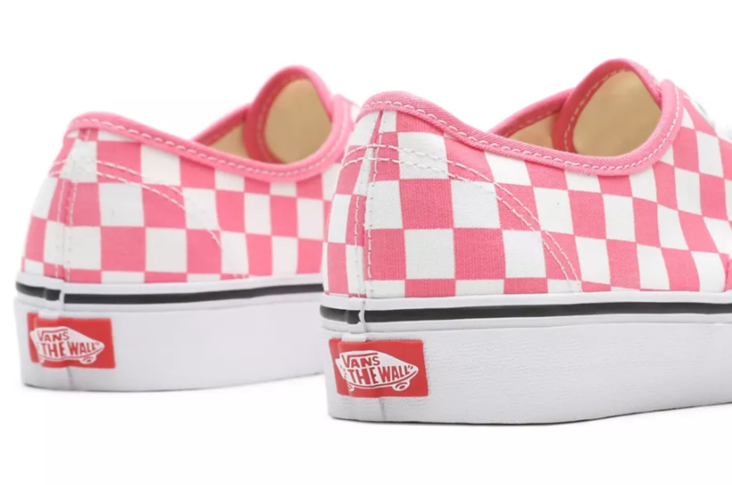 Topánky Vans Authentic checkerboard pink lemonade/true white